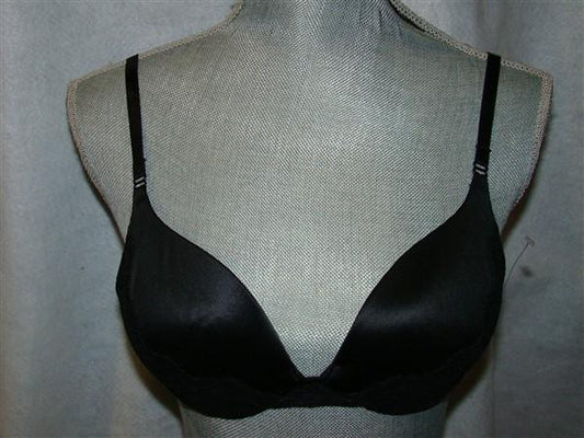 NWOT Maidenform 36A Enthralled Embellished Push Up Bra 9408 Black 112637