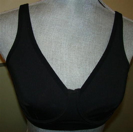 NWT Natori 36B Convertible Underwire Performance Sports Bra 731439 Black 112641