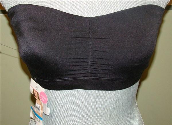 NWT Maidenform L/36 Dream Strapless Bandeau Bra 40974 Black 112645