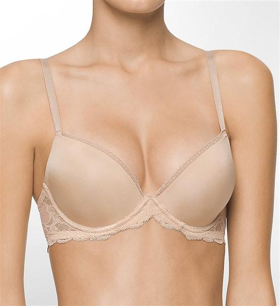 NWT Calvin Klein 30D Seductive Comfort Lace Demi Lift Multiway Bra QF1444 112717