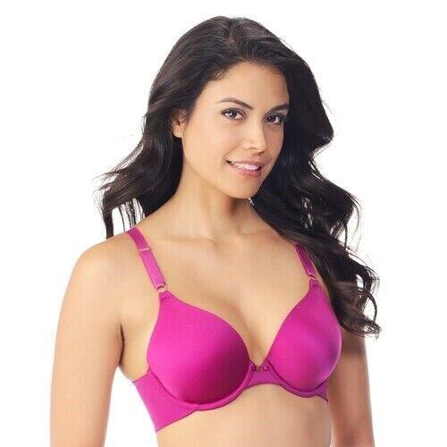 NWPT Vanity Fair 36D Beauty Back Full Cover Underwire Bra 75345 Fuchsia 112730