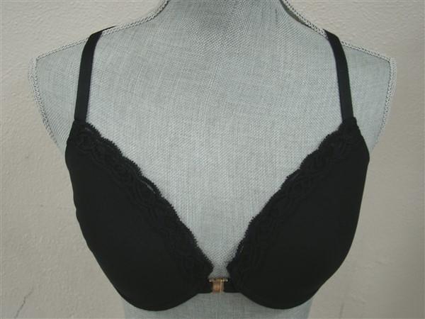 NWT Natori 32DD Feathers Racerback Bra 735023 Black 112732