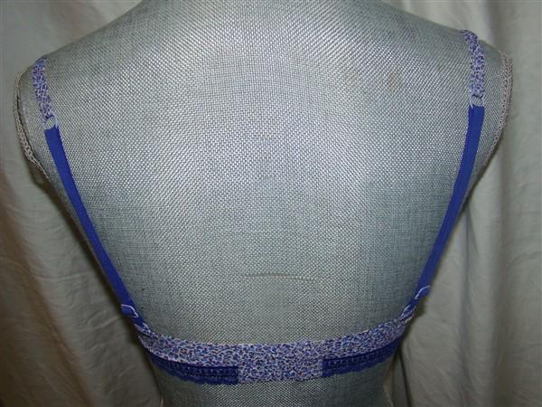 NWT Heidi Klum 32DD Intimates Vivien Contour Plunge Bra H22-1110 Blue 112734