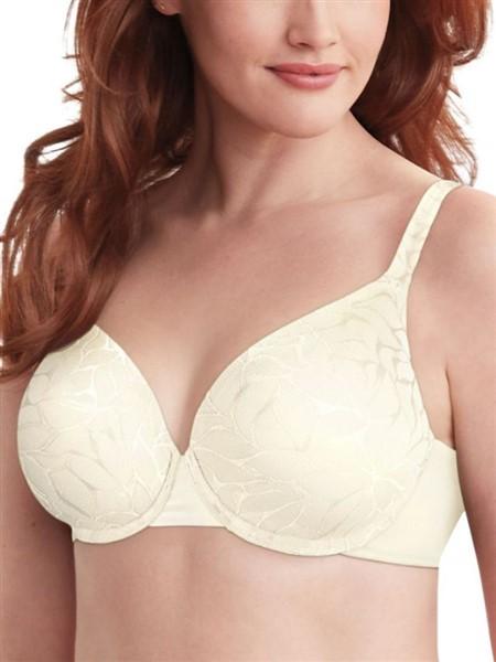 NWOT Bali 36D Beauty Lift No Show Support Tailor Underwire Bra 0085 Pearl 112746