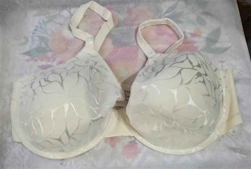 NWOT Bali 36D Beauty Lift No Show Support Tailor Underwire Bra 0085 Pearl 112746