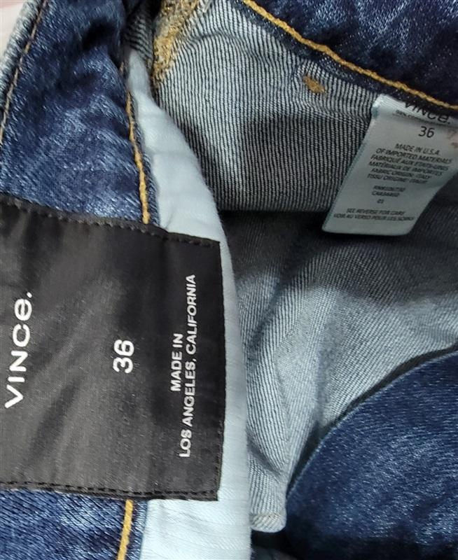 NWPT Vince. 36 Denim Capri Jeans Blue 112769