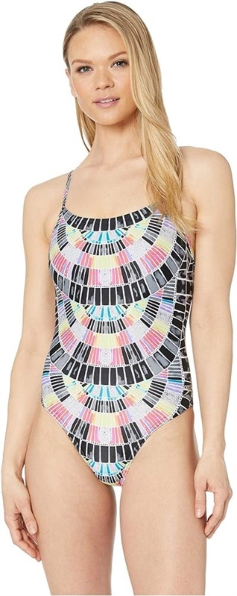 NWT Speedo 30 PowerFLEX ECO Relay Back 1pc Swimsuit 112777