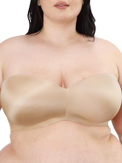 NWOT Curvy Couture 38DD Smooth Strapless Multi-Way Bra 112784