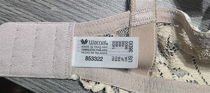 NWOT Wacoal 36DD Instant Icon Contour Bra 853322 Taupe 112828