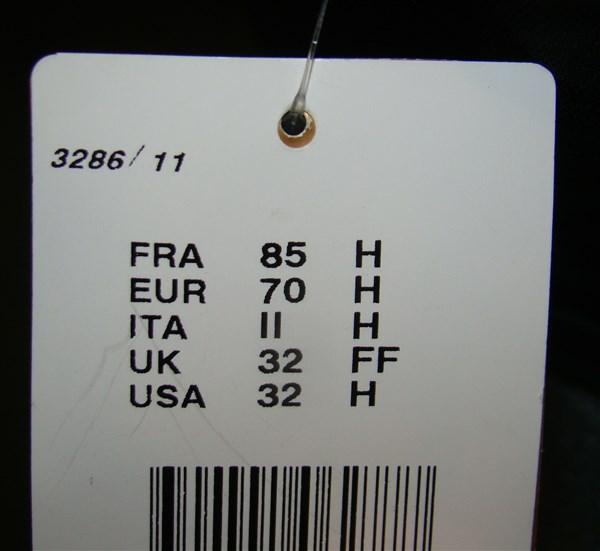 NWOT Chantelle 34C Blk Rive Gauche 3286 Full Coverage T-Shirt Bra 112862