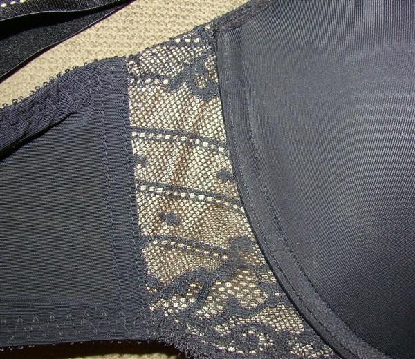 NWOT Chantelle 34C Blk Rive Gauche 3286 Full Coverage T-Shirt Bra 112862
