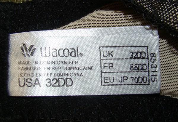 NWT Wacoal 36D Black 853115 Reveal Contour Underwire Bra 112900