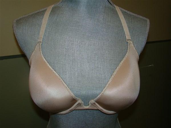 NWOT Lily of France 36D U Plunge Bra 2177200 Beige 112905