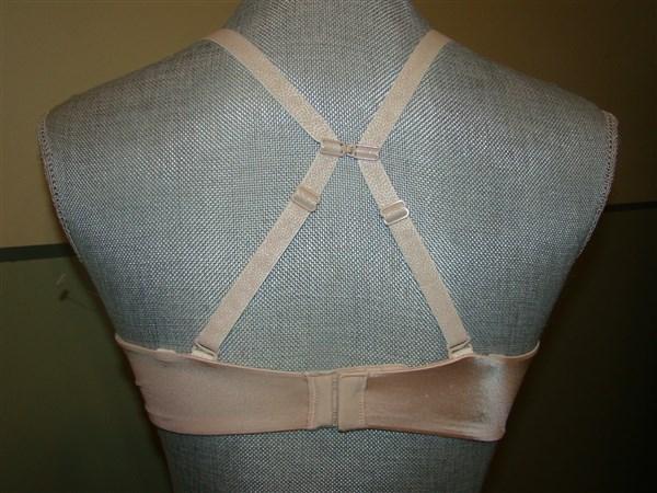 NWOT Lily of France 36D U Plunge Bra 2177200 Beige 112905