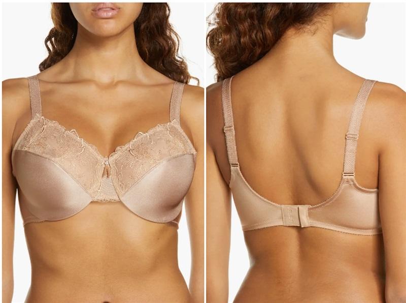 NWOT Wacoal 40DD Slim Silhouette Underwire Minimizer Bra Beige 112934