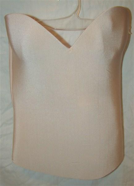 NWOT Jezebel Bustier 36C Essential Seamless Strapless Bra 7643 Beige 112983