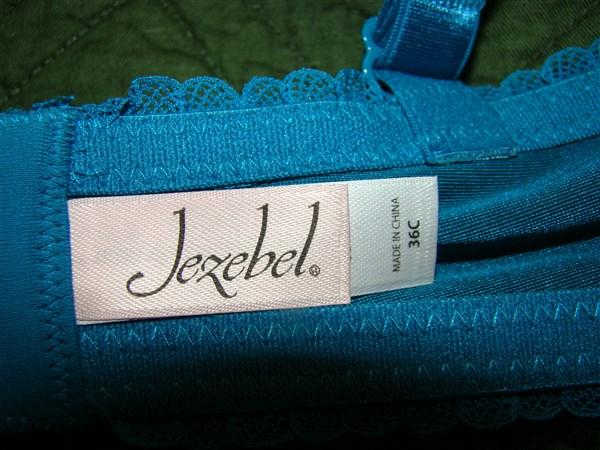 NWOT Jezebel 36C Ravishing Underwire Bra 10485 Teal & Black 112991