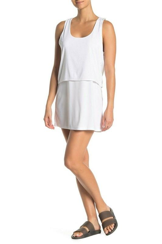 NWT Nike LG Sport Mesh Dress Swim Cover-Up White 112993