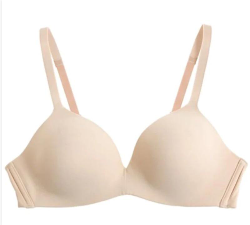 NWOT Wacoal How Perfect Soft Cup Bra 852189 Beige 34DDD 113076