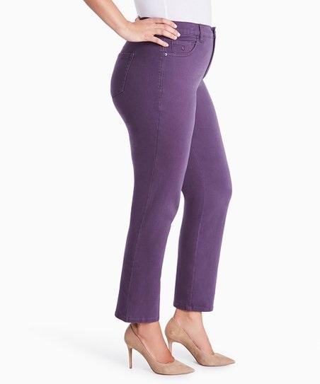 NWT Gloria Vanderbilt 4S Amanda Jeans Purple 113107