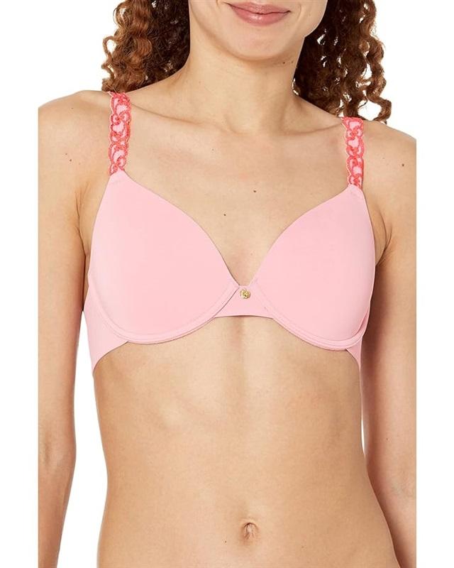 NWOT Natori 34DDD Luxe Contour Underwire Bra 732080 Pink 113118