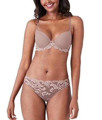 NWOT Wacoal 34DDD Instant Icon Contour Bra 853322 Taupe 113147