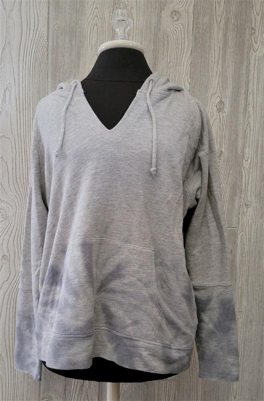 NWOT Calme S Mira Hoodie Pull Over Tie Dye Gray Blue 113154
