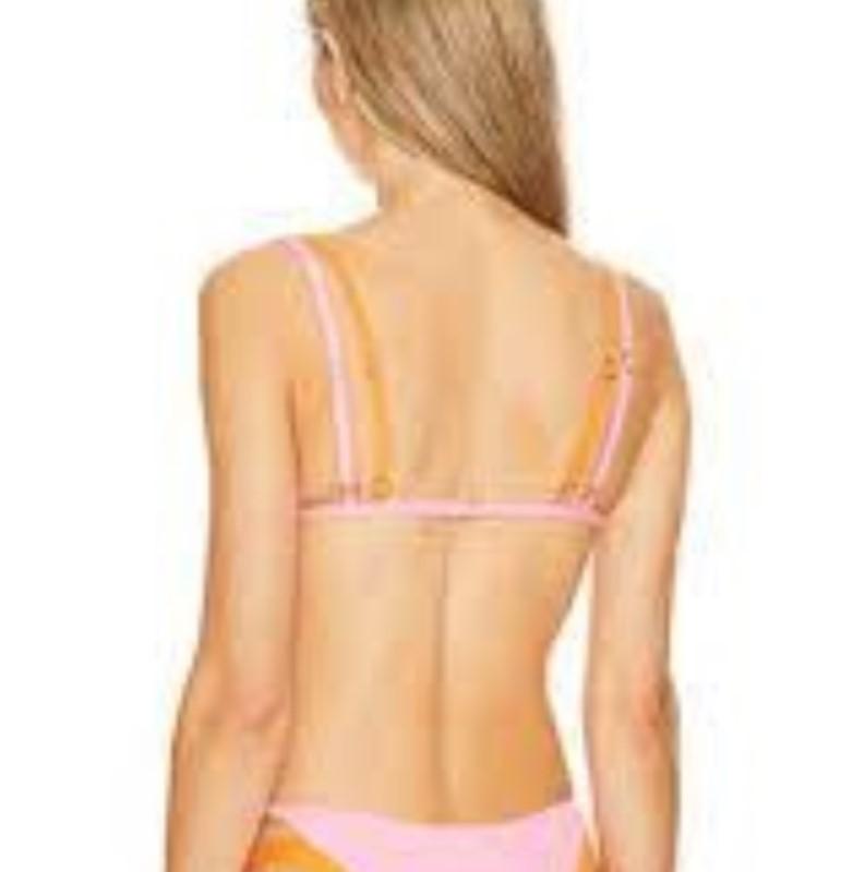 NWT L*Space S Finneas & Solstice Pink Orange Bikini Top & Bottom 113187