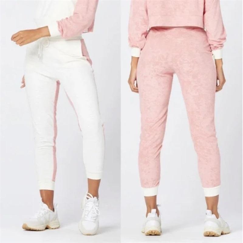 NWT L*Space Back At It Lounge Pants Pink Ivory 113202