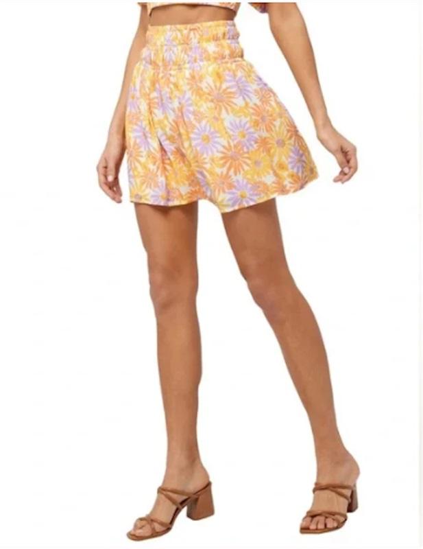 NWT L*Space M Oopsie Daisy Jax Floral Mini Skirt 113205