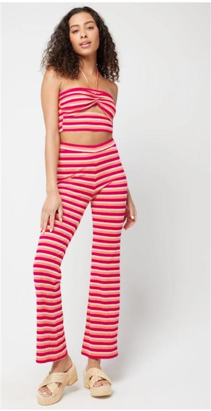 NWT L*Space S Paloma Striped Pull On Pants 113211