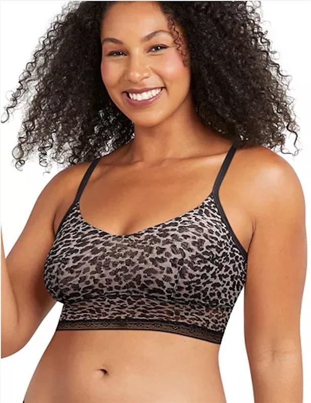 NWPT Maidenform 2xl Animal Print Longline Bralette 4010 113292
