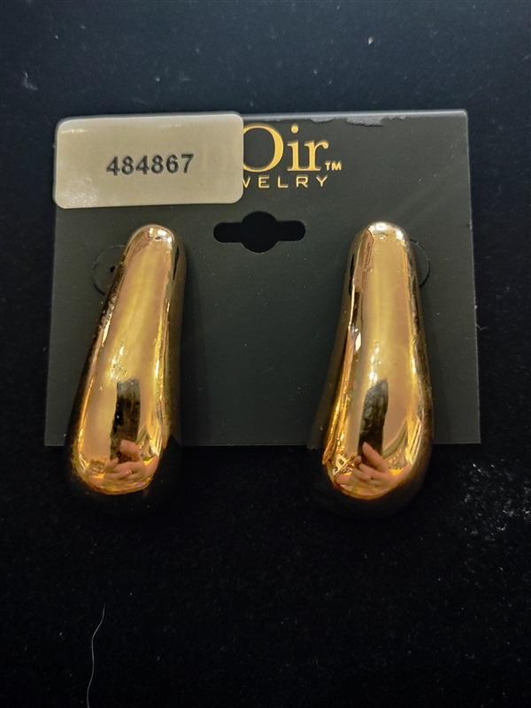 NWT nOir Gold Tear Drop Earrings 113270