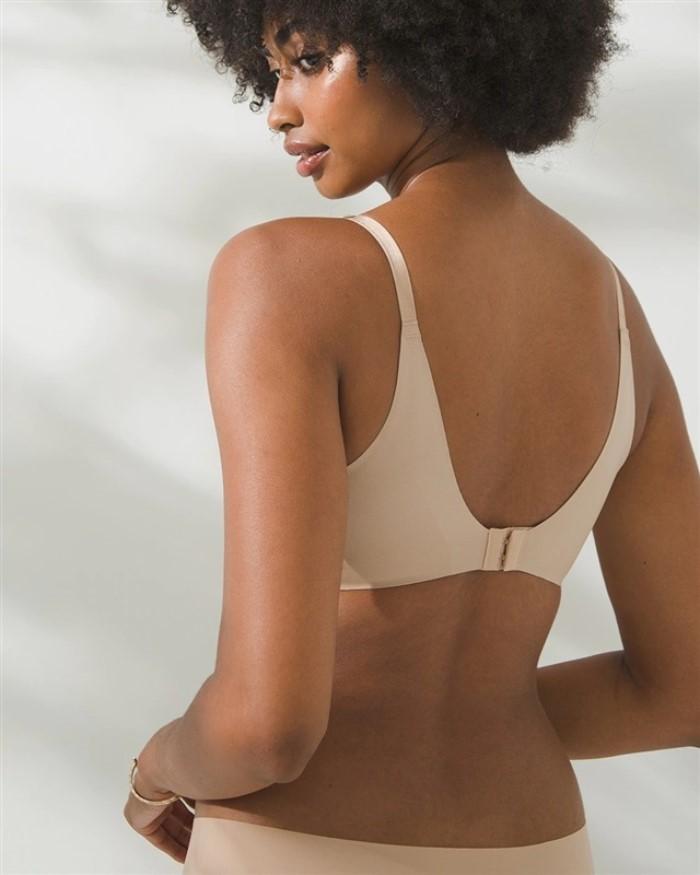 NWOT Soma 44DDD Vanishing Back Full Coverage Bra Beige 113302