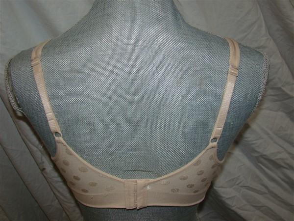 NWT Hanes CustomFlex Fit Fuller Cover Wirefree Bra HU08 XL Beige Diamond 113311