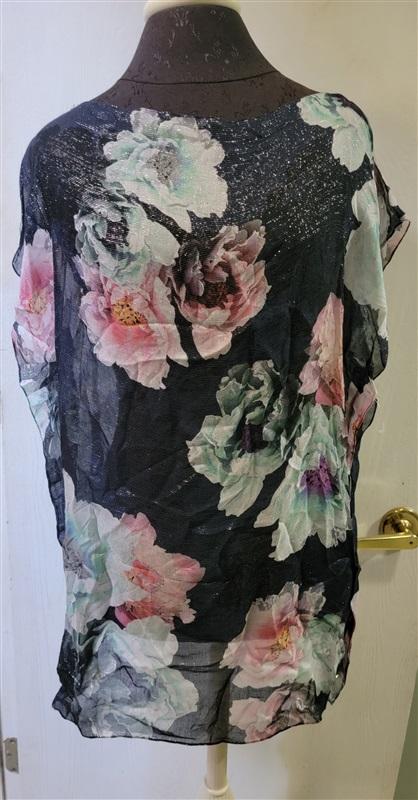 NWT Pilyq Pink & Aqua Blue Poppy Mini Dress Swimsuit Cover UP 113412