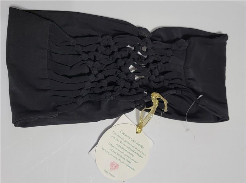 NWT Tiare Hawaii S Knotted Bandeau Bikini Swim Top 113450