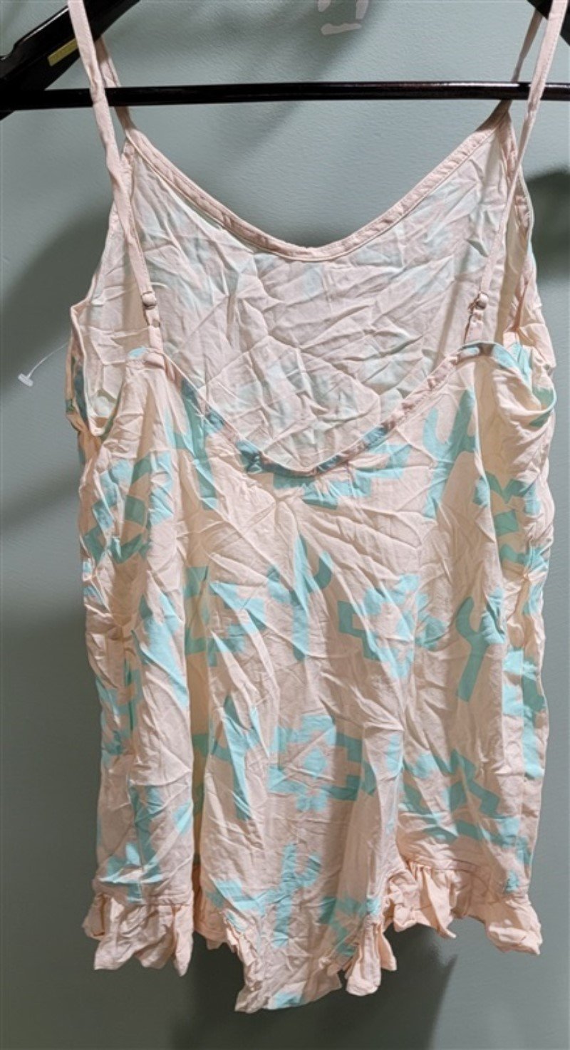 NWOTD Wildfox S Grand Canyon Sleep Romper Mint Green Cactus 113487