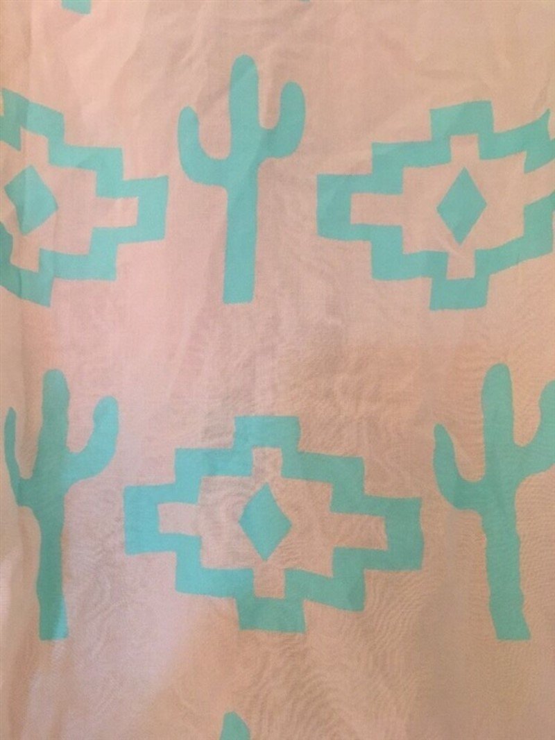 NWOTD Wildfox S Grand Canyon Sleep Romper Mint Green Cactus 113487
