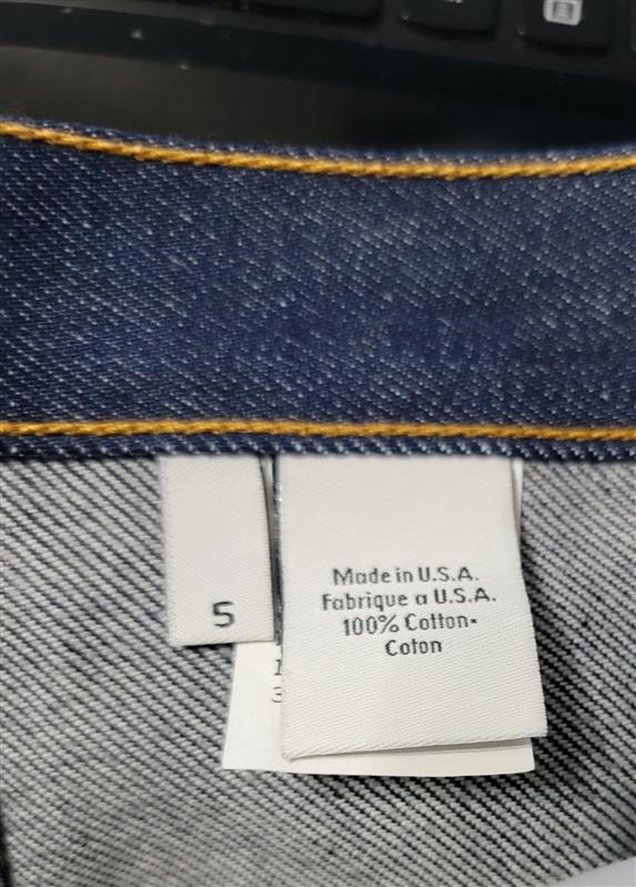 NWOT Calvin Klein 5 Raw Edge Jean Shorts 113497