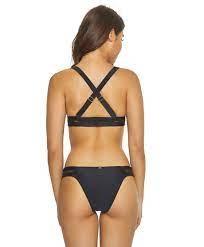 NWT Pilyq PQ L Black Pearl Basic Teeny Bikini Bottom 113499