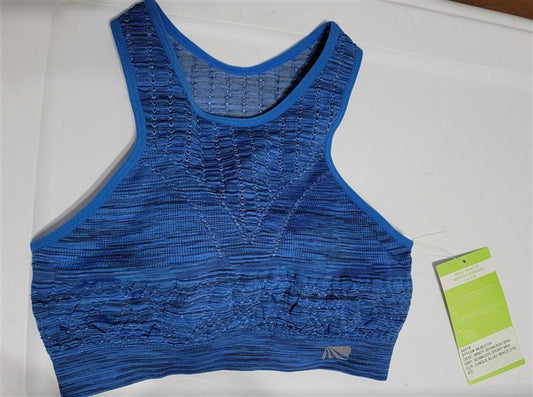 NEW Marika MD Low Impact Dry-Wik Comfort Mesh Sports Bra Blue 113500