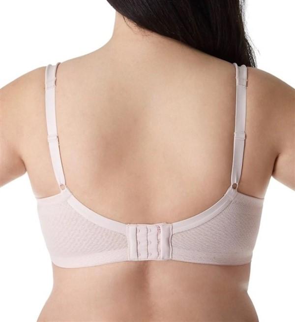 NWT Vanity Fair 42DD Breathable Luxe Full Figure Wirefree Bra 71265 Beige 113553