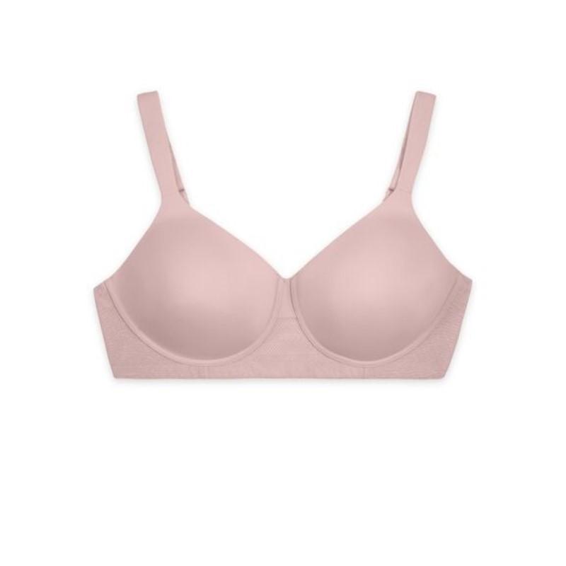 NWT Vanity Fair 42DD Breathable Luxe Full Figure Wirefree Bra 71265 Beige 113553