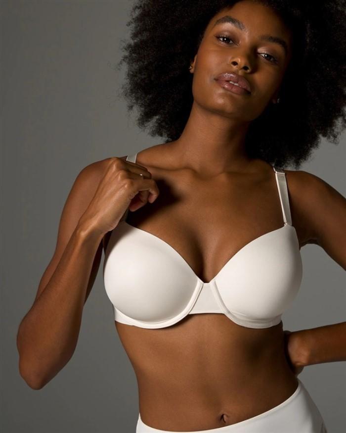 NWT Soma 38DD Vanishing 360 Perfect Coverage Bra Ivory 113581
