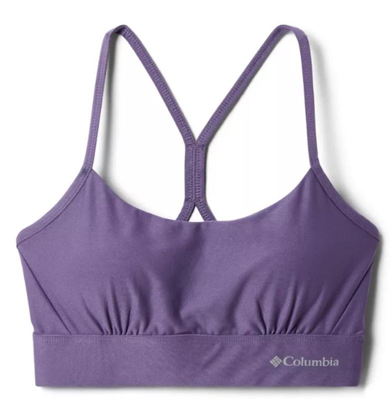 NWT Columbia Cross Back Sports Bra S Purple 113602