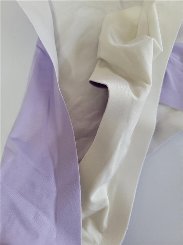NWT Pilyq Lavender M Reversible Scoop Full Bikini Swim Bottom 113634