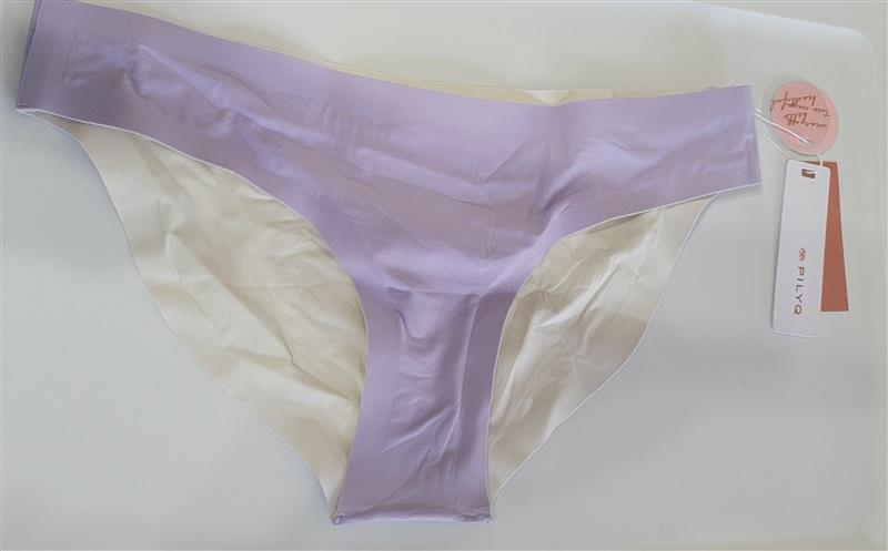 NWT Pilyq Lavender M Reversible Scoop Full Bikini Swim Bottom 113634