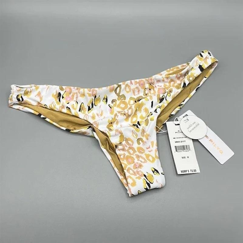 NWT PIlyq PQ M Color Block Teeny Minx Bikini Swim Bottom 113641