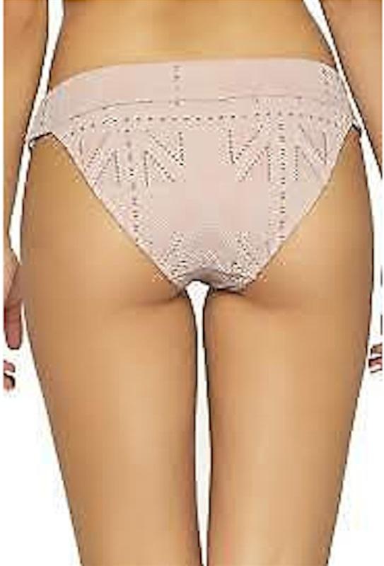NWT Pilyq Blush M Blush Thick Banded Textured Bikini Swim Bottoms 113643